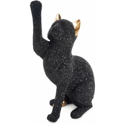 EUROFIRANY DEKORAČNÍ FIGURKA ELDO 14X8X22 CM ČERNÁ – Zboží Dáma