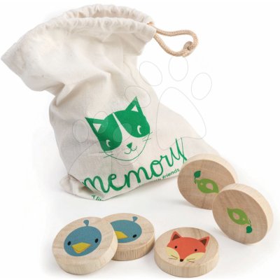 Tender Leaf Toys Drevené pexeso Clever Cat Memory – Zbozi.Blesk.cz