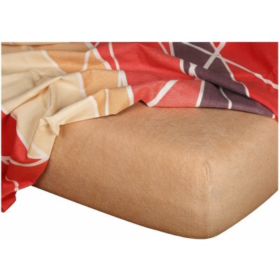 Dadka Froté prostěradlo světle hnědé 180x200x20 – Hledejceny.cz