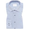 Pánská Košile Eterna Modern Fit košile "Twill Print" dlouhý rukáv se zeleným/modrým vzorem 4150_45X18K