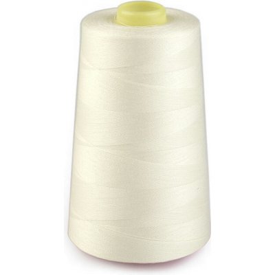 Polyesterové nitě pro overlocky i klasické šití návin 5000 yards PES 40/2 Varianta: 501 Antique White, Balení: 1 ks – Hledejceny.cz