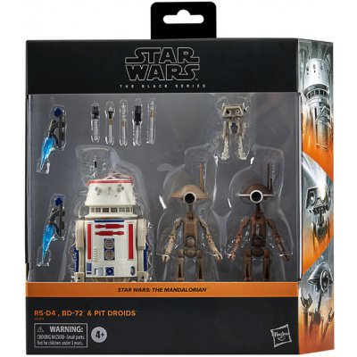Hasbro Star Wars The Mandalorian R5 D4 & BD 72 & Pit Droids Black Series 10 cm – Hledejceny.cz