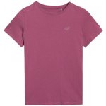 4F Tshirt F2397 vínová – Zboží Dáma