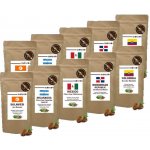 Monro Káva Degustační sada různých káv 100% výběrových Arabik 10 ks po zrnková 250 g – Hledejceny.cz