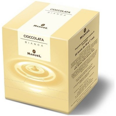 Manuel Caffè Nápojová čokoláda bílá 20×25 g – Hledejceny.cz