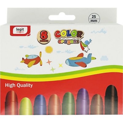 CreaFun voskovky super jumbo 8 barev – Hledejceny.cz