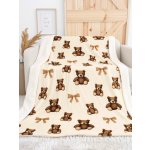 MKLuzkoviny.cz Beránková deka mikroplyš Exclusive Plyšoví medvidci 150x200 – Zboží Dáma