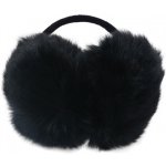 Basic plyšové černé klapky na uši na černé – Sleviste.cz