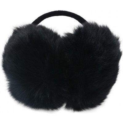 Basic plyšové černé klapky na uši na černé – Sleviste.cz