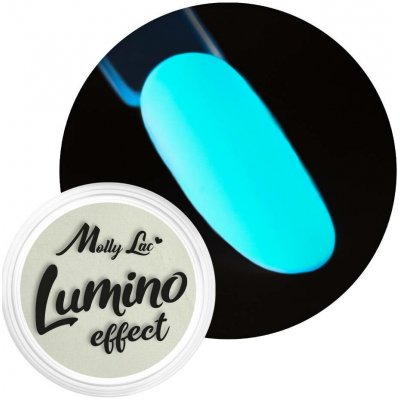 Molly Lac Svítící prášek na nehty Lumino Effect 1 – Sleviste.cz