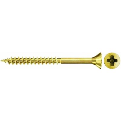 FISCHER VRUTY DO DŘEVA Classic Fast FSPII FSPII CZP 4,5x40 YC, bit PZ 551143 – Hledejceny.cz