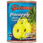 Giana Ananas plátky v mírně sladkém nálevu 565 g – Sleviste.cz