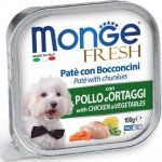 Monge Dog Fresh paštika & kousky s kuřetem & zeleninou 100 g – Hledejceny.cz
