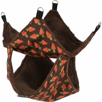 O'lala Pets Dvojitá hamaka pro hlodavce mrkev 35 x 35 cm – Hledejceny.cz