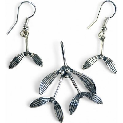 Drakkaria DRUIDSKÉ JMELÍ sada stříbrných šperků P3779 – Zboží Dáma