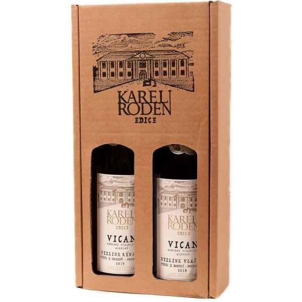 Víno Rodinné Vinařství VICAN Box Edice KAREL RODEN 2 x 0,75 l