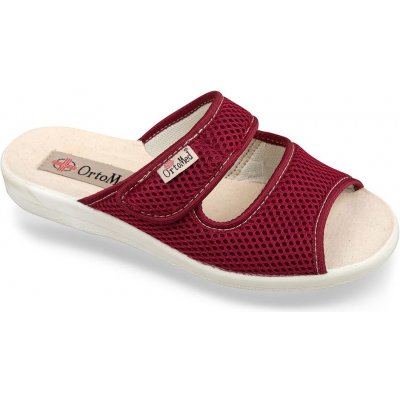 Mjartan dámské zdravotní pantofle 543 na vysoký nárt červené – Zbozi.Blesk.cz