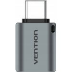 Vention USB-C (M) to USB 3.0 (F) OTG Adapter Gray Aluminum Alloy Type CDQH0 – Zboží Mobilmania