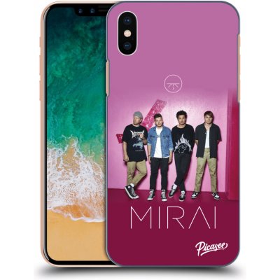 Pouzdro Picasee silikonové Apple iPhone X/XS - Mirai - Pink černé – Zboží Mobilmania