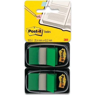 3M Samolepicí popisovatelné záložky Post-it zelené