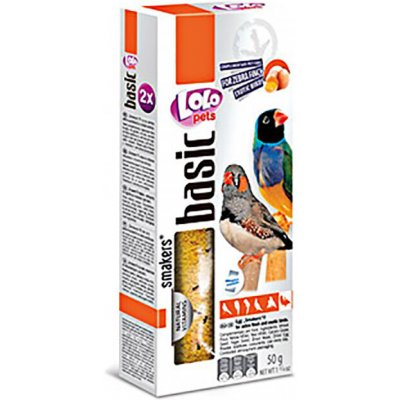 Lolo Pets Basic vajíčkové pro zebřičky 50 g – Hledejceny.cz