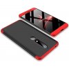 Pouzdro a kryt na mobilní telefon Nokia Beweare 360 oboustranný Nokia 6.1 Plus - černo-červený