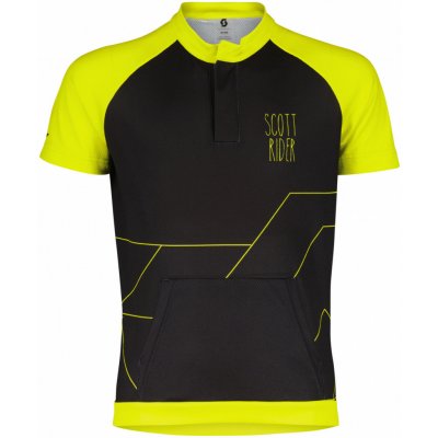 Scott Shirt Jr RC Team s/sl blck/sul yel – Hledejceny.cz