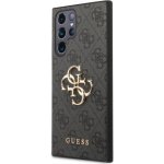 Pouzdro Guess PU 4G Metal Logo Samsung Galaxy S23 Ultra šedé – Hledejceny.cz