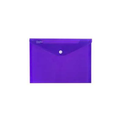 Opaline obálka plastová s drukem A5, fialová – Zboží Dáma