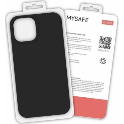 Pouzdro Mysafe Silicone Case iPhone 11 Pro Max černé – Zboží Mobilmania