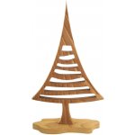 Amadea Dřevěný 3D strom jehličnan masivní dřevo výška 22 cm – Sleviste.cz