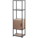 Trends4you Knihovna se skříňkou KASTO, 43 x 33 x 153 cm béžová – Zboží Dáma