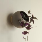 AYTM Nástěnný květináč Globe, Ø 17 cm, šedohnědý, hliník - 509210044011 – Hledejceny.cz