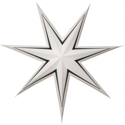 Papírová hvězda průměr 60 cm Star Trading Stripe - zelená – Hledejceny.cz