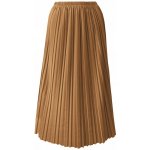 Fashionweek dámská maxi skládaná plisovaná sukně BRAND14 camel – Sleviste.cz