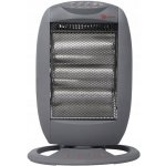 Solight Stojanový krb s elektrickou topnou funkcí 1200 W 28 x 52 x 38 cm šedý – Zboží Dáma