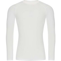 Pánské podvlékací funkční tričko s dlouhým rukávem Baselayer arktická bílá