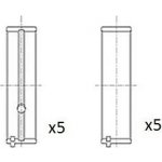 Hlavní ložiska klikového hřídele FAI BM1130-STD – Zboží Mobilmania
