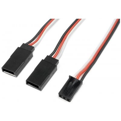 GForce Kabel serva Y plochý Futaba 22AWG 15cm