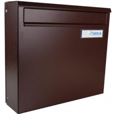 Poštovní schránka A-02 do plotu a branky - RAL 8017 MAT. - HNĚDÁ ČOKOLÁDOVÁ – Hledejceny.cz