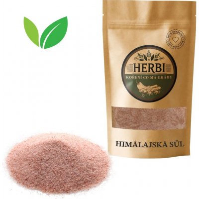 Herbi Himálajská sůl růžové krystalky čisté chuti pro každodenní vaření 500 g – Zboží Dáma