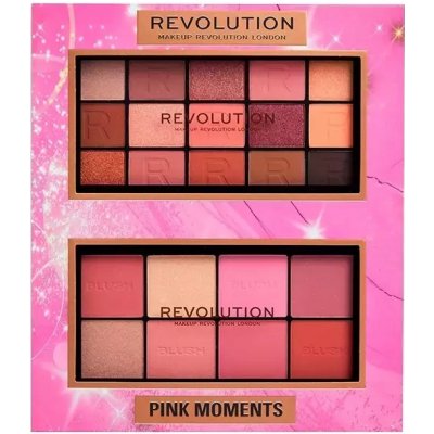 Makeup Revolution London Pink Moments Tvářenka Face & Eye Gift Set 16 ml – Zboží Dáma