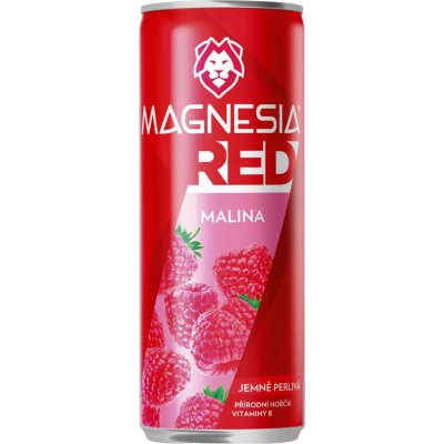 Minerální voda Magnesia Red malina plech 24 x 0,33 l – Hledejceny.cz