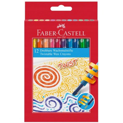 Faber-Castell Voskovky TWIST 12ks – Zboží Dáma