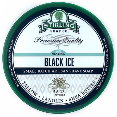 Stirling Shave soap Black ice mýdlo na holení 170 ml