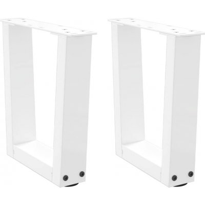 Omaxi 957703 Nohy konferenčního stolku ve tvaru V 2 ks bílé 40 x 30-31,3 cm ocel – Zboží Dáma