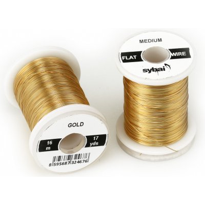 Sybai Drátek Flat Colour Wire Medium Gold – Hledejceny.cz