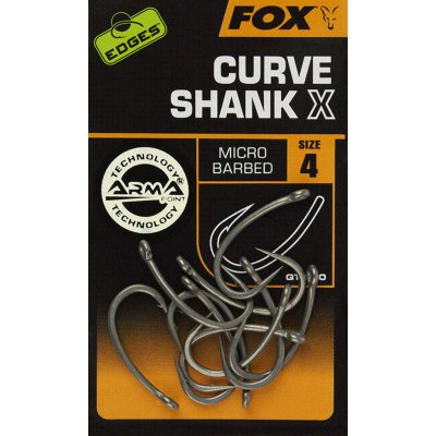 Fox Edges Curve Shank X Hooks Micro Barbed vel.4 10ks – Hledejceny.cz