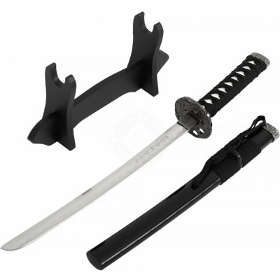 Art Gladius Černá mini katana s čepelí z uhlíkové oceli „Samurai Spirit“ – Zboží Mobilmania
