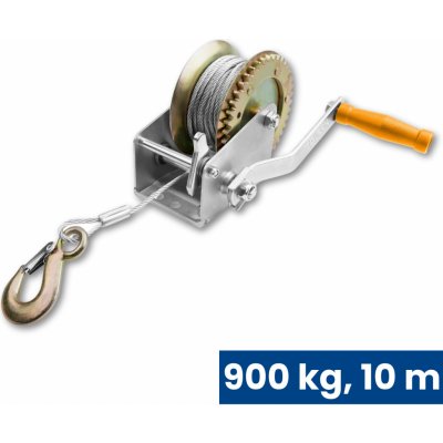 Tolsen Ruční lanový naviják k tahu a zdvihu, 900 kg, lano 10 m | Zboží Auto